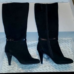 Alfani Beautiful Black Suede Boots